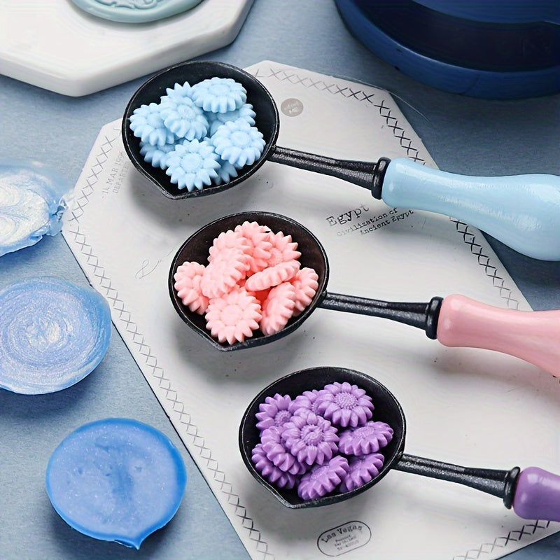 Fire Paint Wax Melting Spoon Non-Stick Seal Wax Heating Tool Easy to Clean