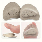 Women's High Heel Insoles Anti-Slip Forefoot Pads Soft Leather Comfortable Support