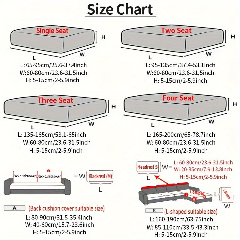 Современный жаккардовый чехол для дивана, изготовленный из прочного полиэстера и спандекса, не скользит, подходит для домашних животных, легкий в уходе, подходит для кресел и секционных диванов.