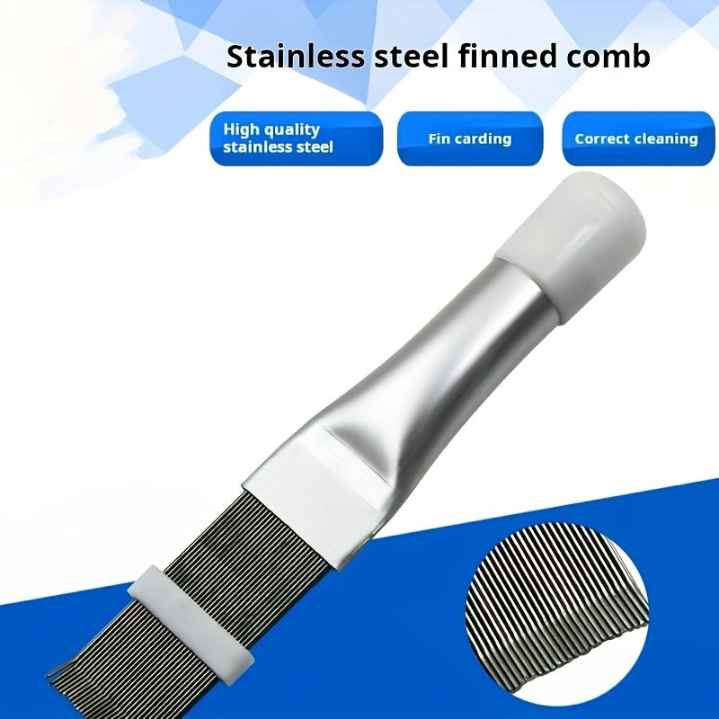 Stainless Steel Fin Comb for Air Conditioner Condenser Efficient Cleaning Tool