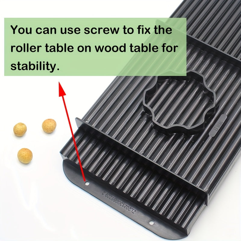 ABS Boilies Roller for Carp Fishing Black 8mm 12mm 20mm Bait Making Tool