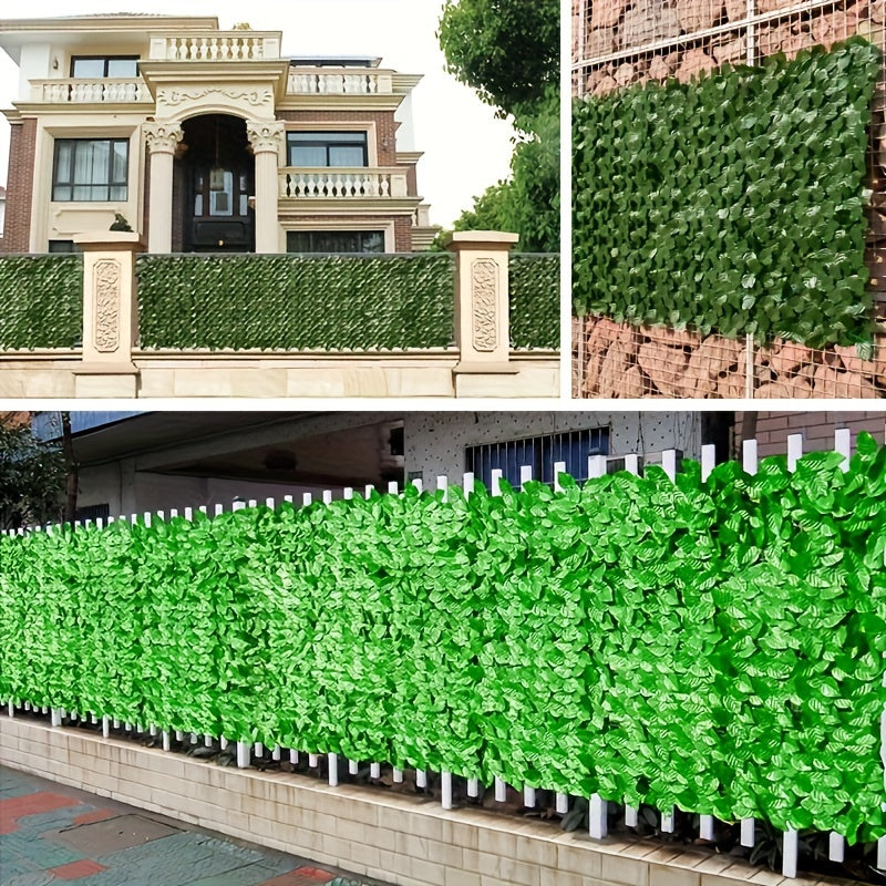 UV-Resistant Artificial Ivy Privacy Screen for Outdoor Gardens Fences 299.72cm x 99.06cm