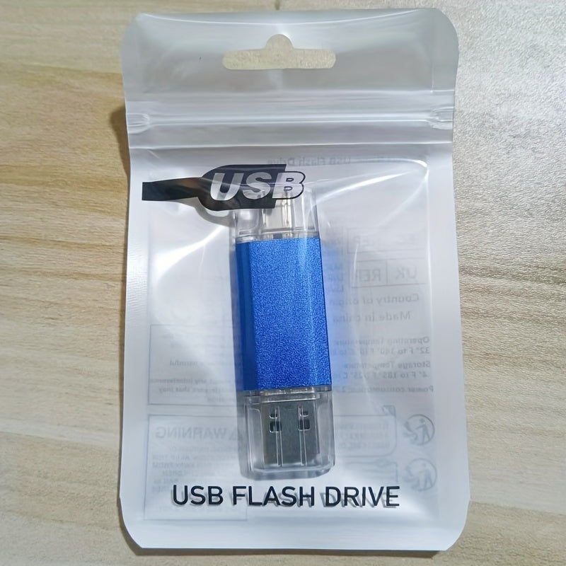 Dual C-Type USB Flash Drive 16GB OTG High-Speed Data Transfer for Android Smartphones and Tablets