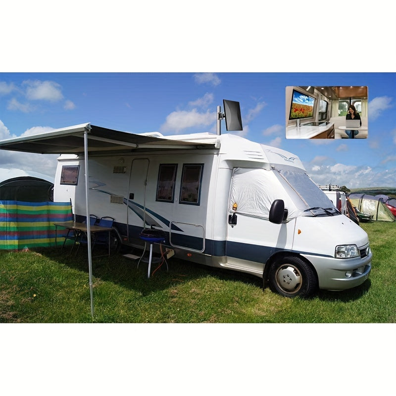 150+ mil masofaga ega, 4K/1080P qo‘llab-quvvatlaydigan va oson o‘rnatiladigan yuqori aniqlikdagi ochiq TV antennasi. Yuqori kuchlanishli amplifikatör va 10.06 metrli koaksial kabelni o‘z ichiga oladi.