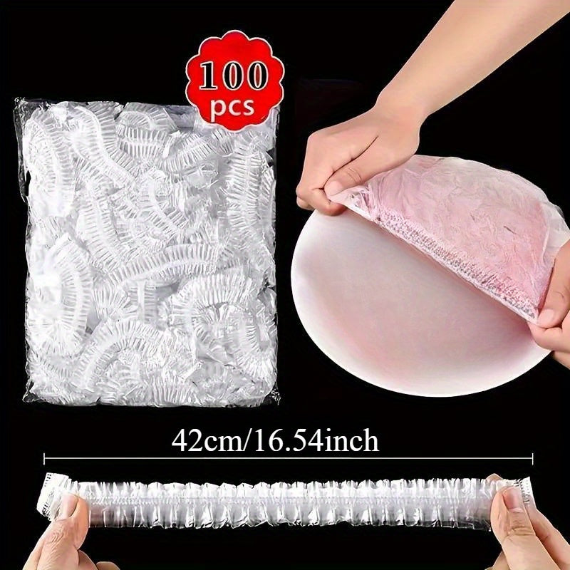 100 dona qayta ishlatiladigan silikon chang qopqog'i, turli ranglarda (binafsha, yashil, sariq) idishlar va plastinkalar uchun. Oziq-ovqat saqlash uchun yuqori sifatli, moslashuvchan dizayn. Katta qadoqlash yechimi.