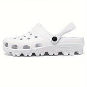 Men's EVA Quick-Dry Clogs Non-Slip Breathable Solid Color Slip-On