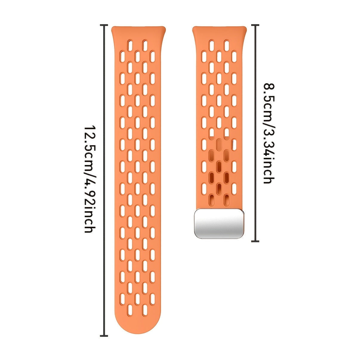 Силиконовый ремешок Huawei Fit3 Watch с многоотверстиями, дышащий, с магнитной складной функцией.