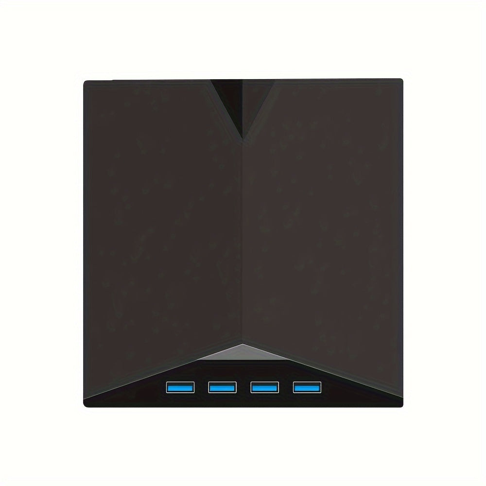 External 7-in-1 USB 3.0 Type-C External CD DVD Drive with Card Reader and USB Hub