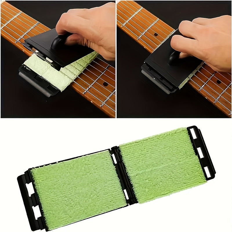 Premium Guitar String Cleaner with ABS Fingerboard Cloth for Acoustic Electric Bass Ukulele