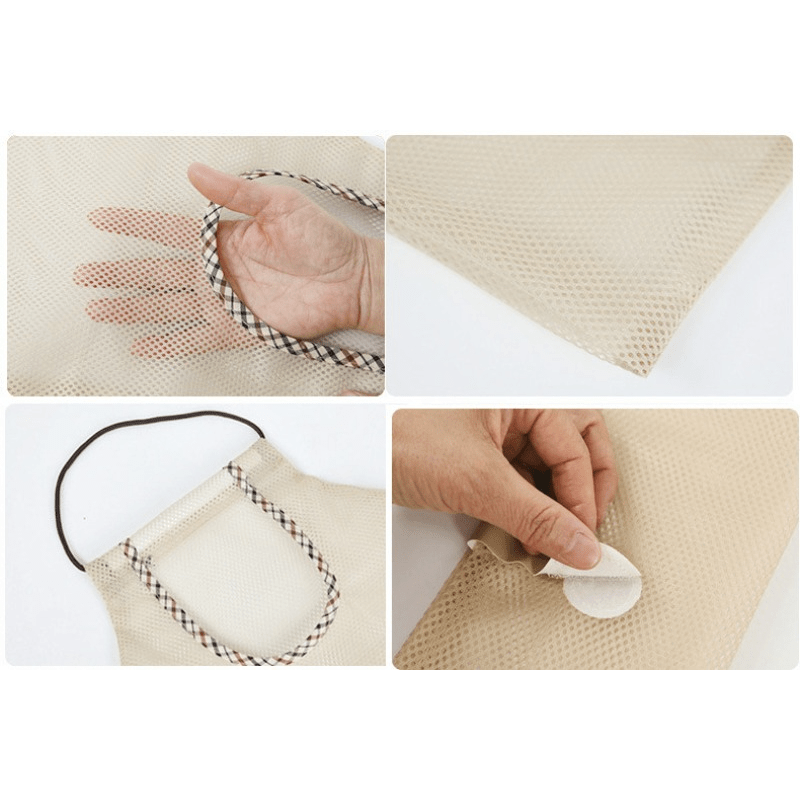 Zamonaviy osma to'rli saqlash sumkasi mevalar, sabzavotlar, piyoz, zanjabil va sarimsoq uchun - qulay, havalandırmalı oshxona tashkilotchisi, ombor saqlash yechimi