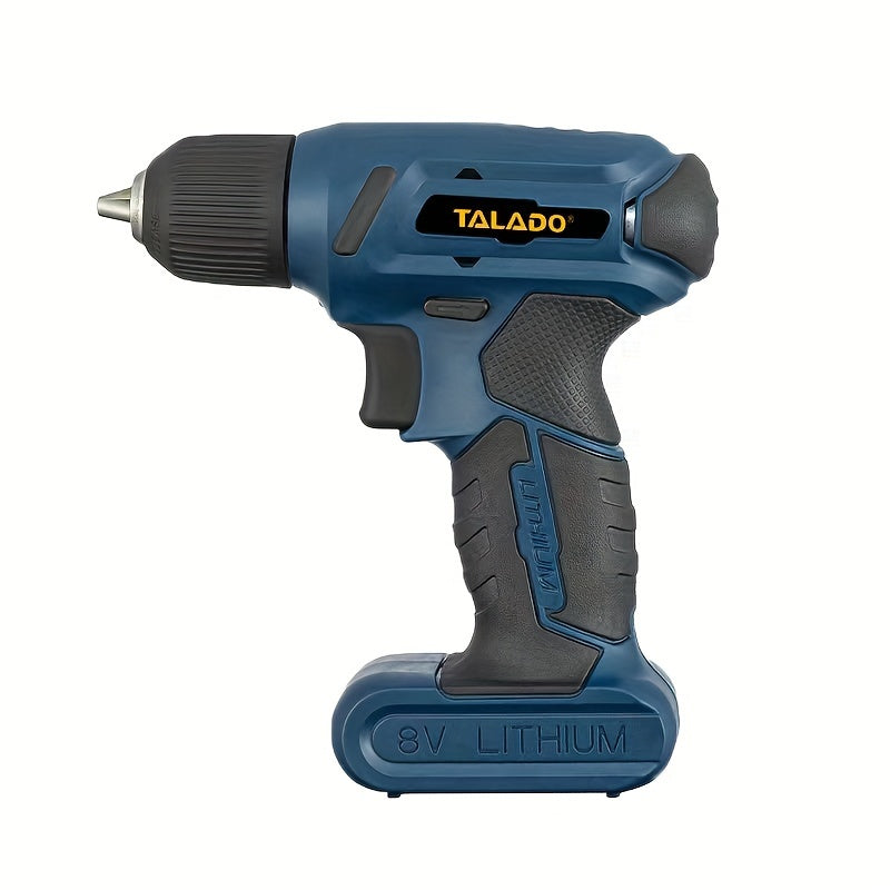 Lithium Electric Drill Set with USB Charging LED Light Cordless Screwdriver for DIY Tasks