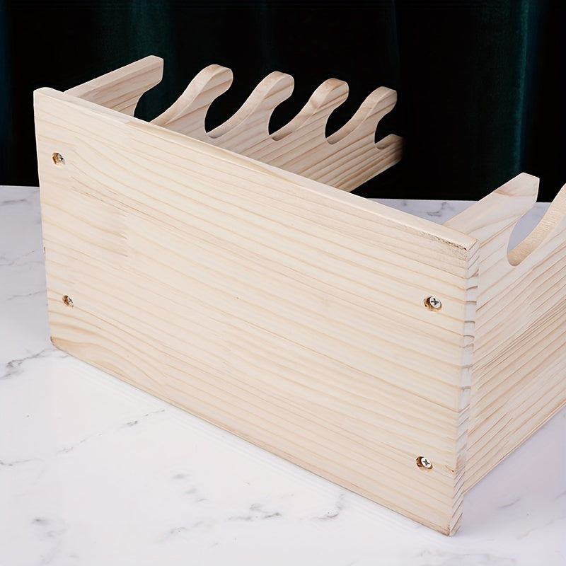 Деревянная многоуровневая подставка для браслетов, дисплей, органайзер для украшений, стойка для хранения