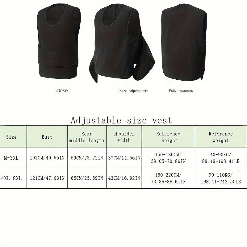 Мужчины Женщины Теплый жилет Мягкий пушистый легкий Электрический с 8 зонами нагрева