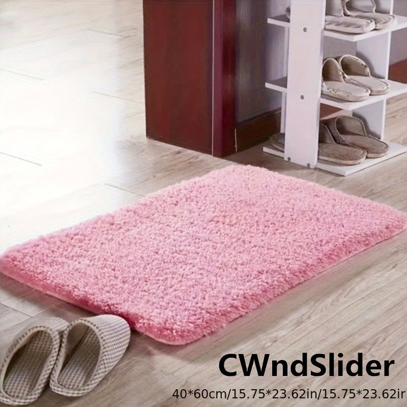 Thickened Plush Absorbent Non-Slip Bathroom Bathtub Rug