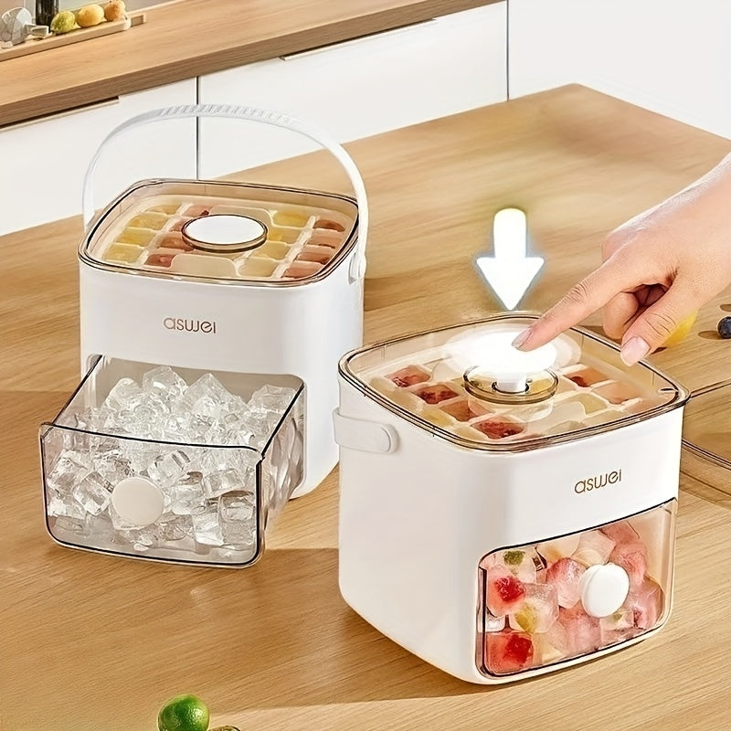 Ледогенератор с большой емкостью 48 ячеек, двойной слой, из пищевого пластика