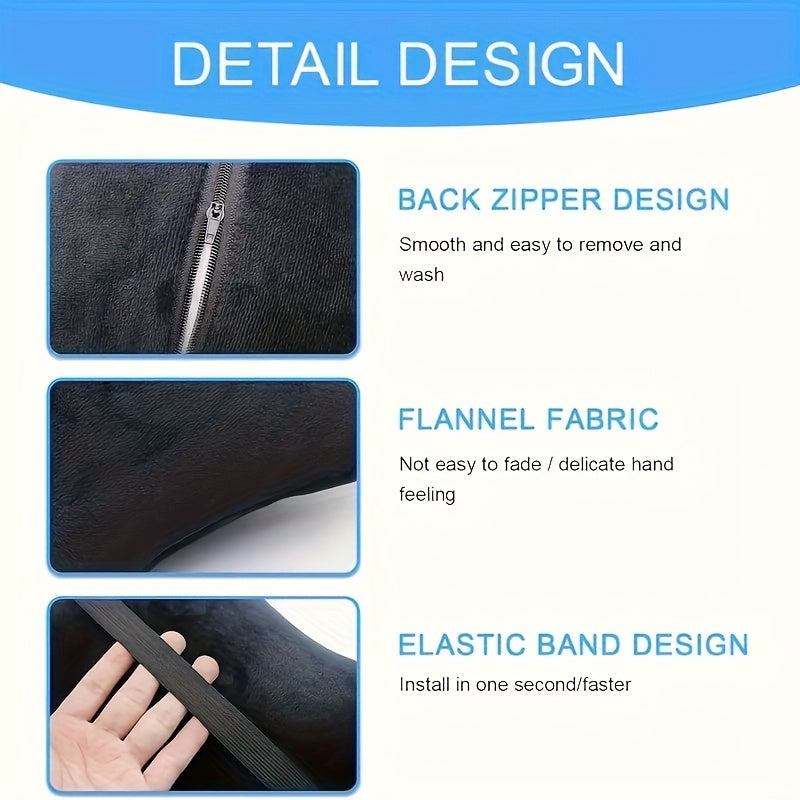 Подушка для автомобильного сиденья с поддержкой шеи для седана, внедорожника, минивэна универсальная черная