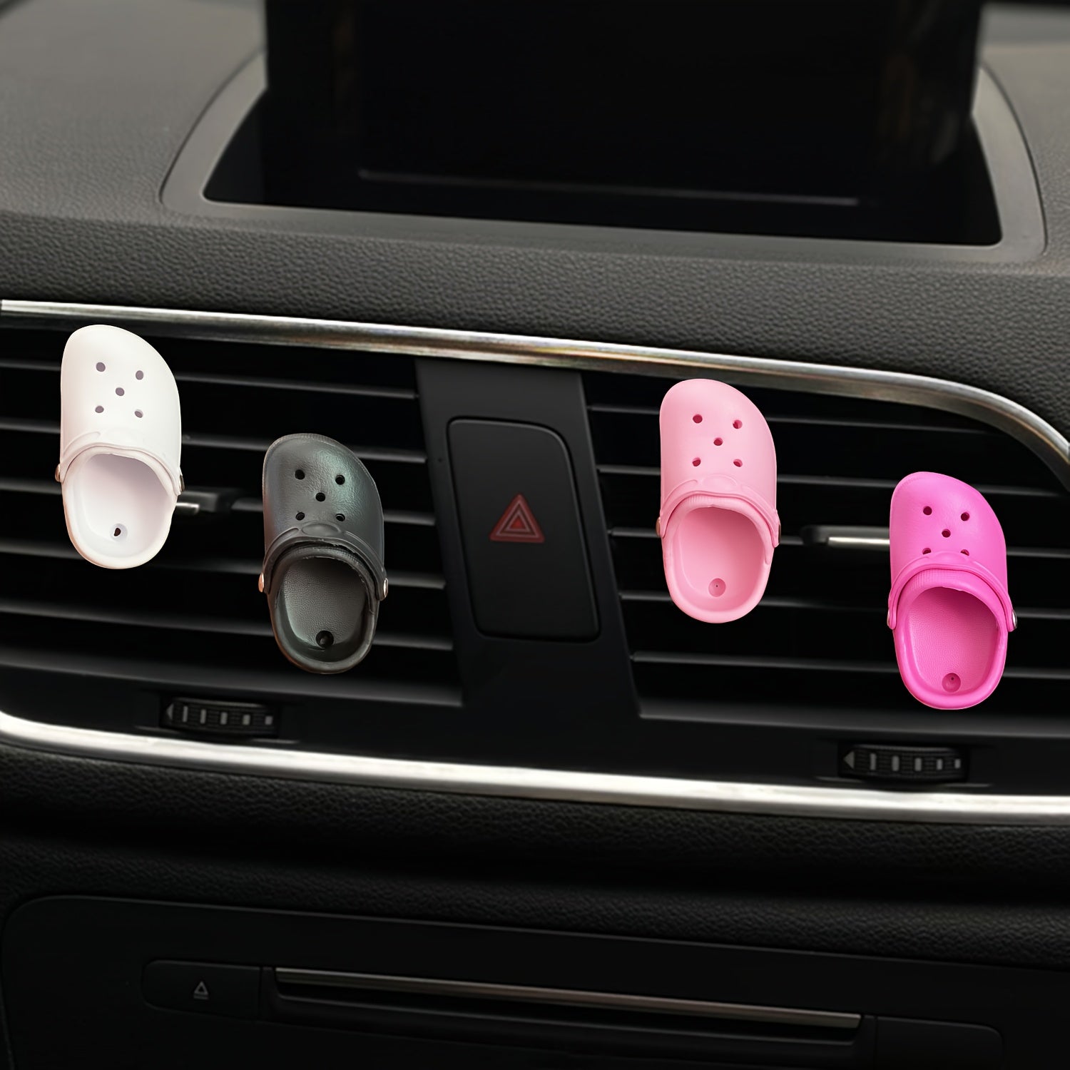 Mini avtomobil havo tozalagich klip to'plami vent chiqishi uchun, to'ldiriladigan hidi yostiqchalari