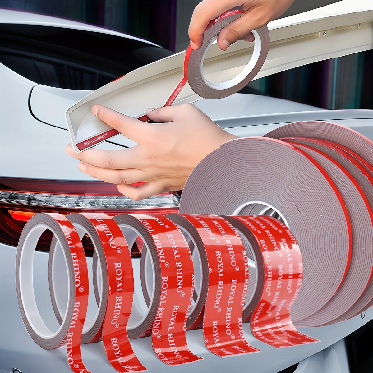 Heavy Duty Double-Sided Acrylic Mounting Tape for Home Car Exterior 6-50m