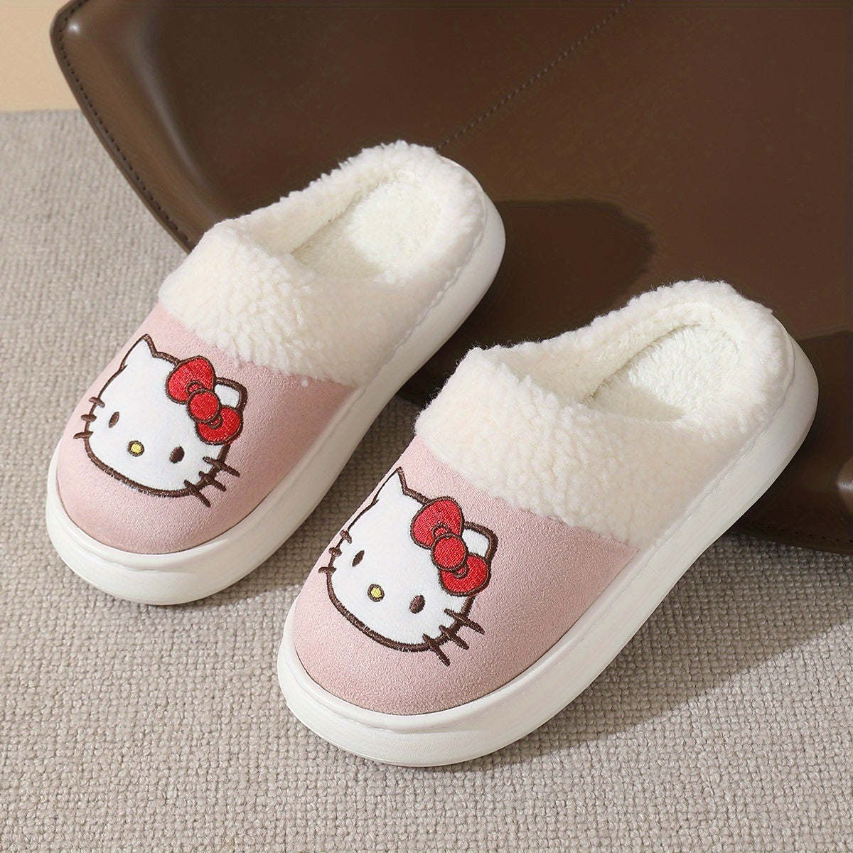 Women's Warm Cartoon Indoor Outdoor Slippers Anti-Slip Thick Soled