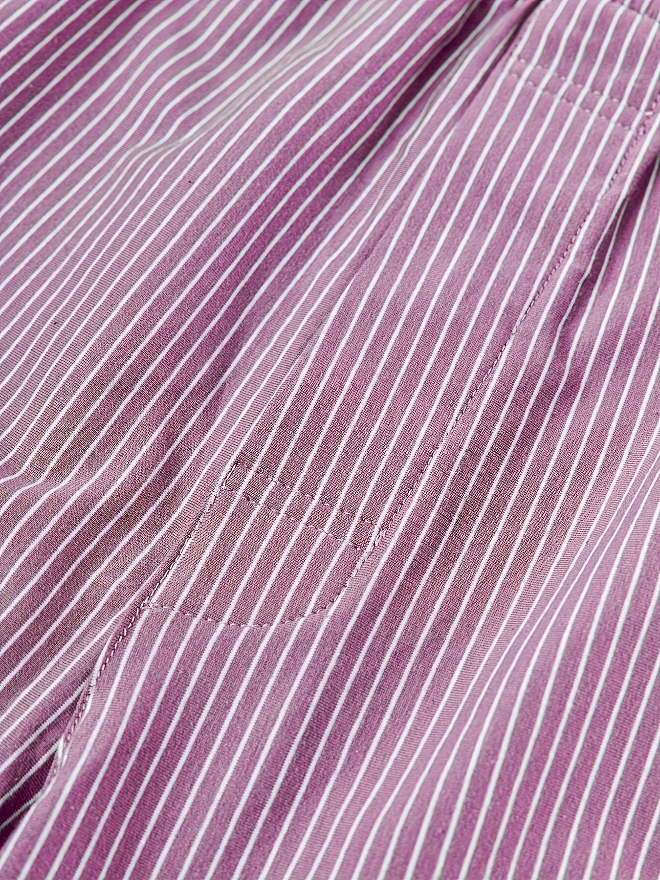 Men's Cotton Boxer Shorts 3-Pack High Stretch Knit Striped Regular Fit with Button