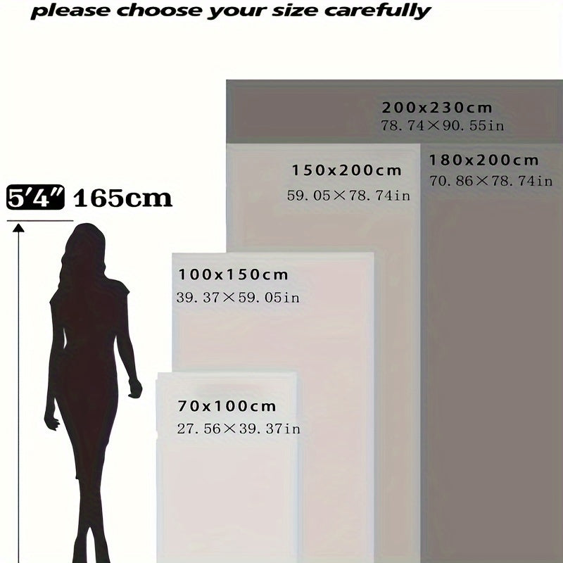 Classic Flower Printed Bed Blanket Soft Warm Throw for Sofa Bed Camping Travel