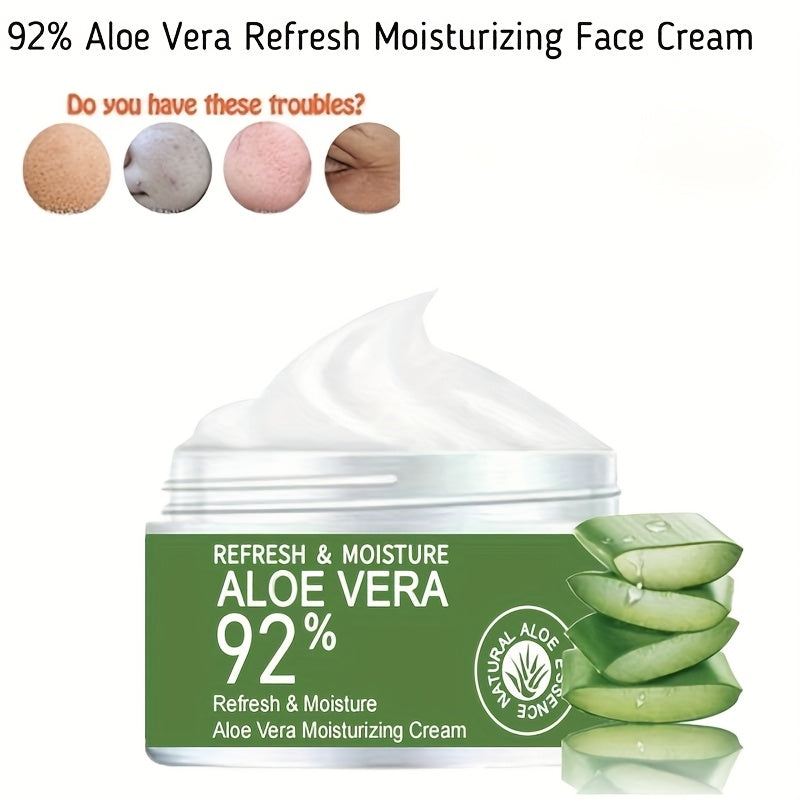 Women Dry Skin Aloe Vera Face Moisturizing Cream Hypoallergenic