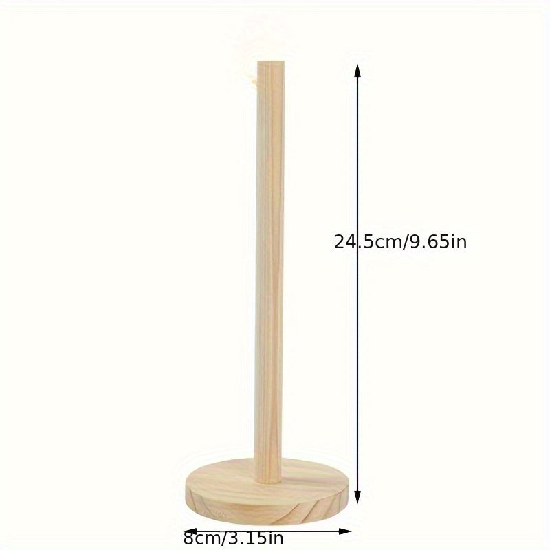 Soch bog'ichlari, kliplari va zargarlik buyumlarini namoyish qilish uchun yog'och soch aksessuarlari tashkilotchisi.