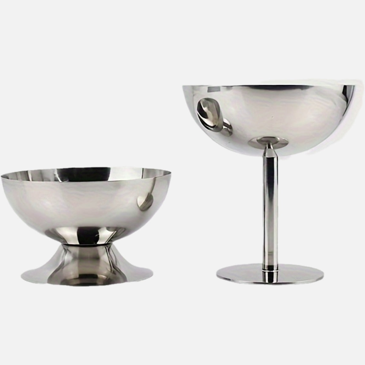Stainless Steel Ice Cream Cup for Desserts and Fruit Salads