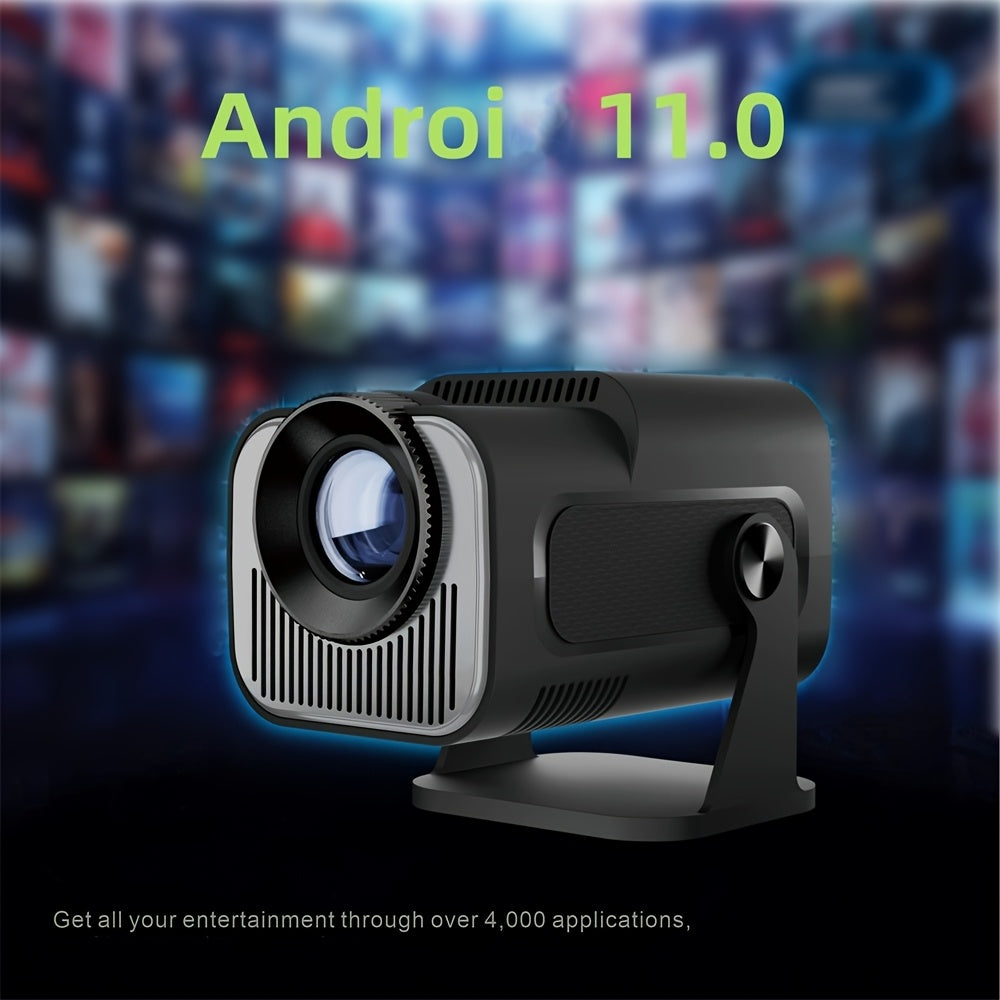 Mini Portable Projector HD 1280x720P Wi-Fi BT 5.0 Compact Home Cinema