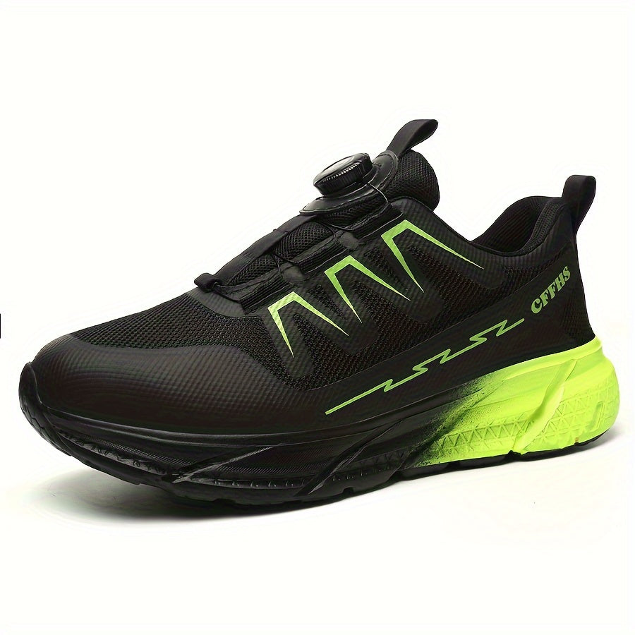 Women's Heavy-Duty Slip-Resistant Steel Toe Work Boots Black Puncture Proof