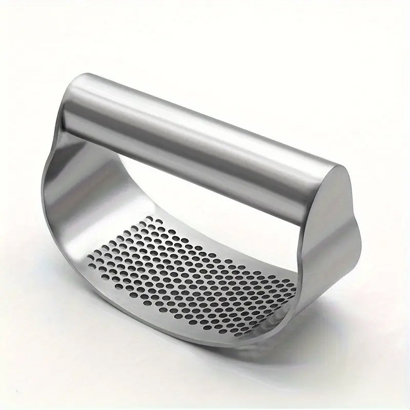 Stainless Steel Garlic Press Manual Garlic Mincer Swivel Metal Crusher Kitchen Gadget