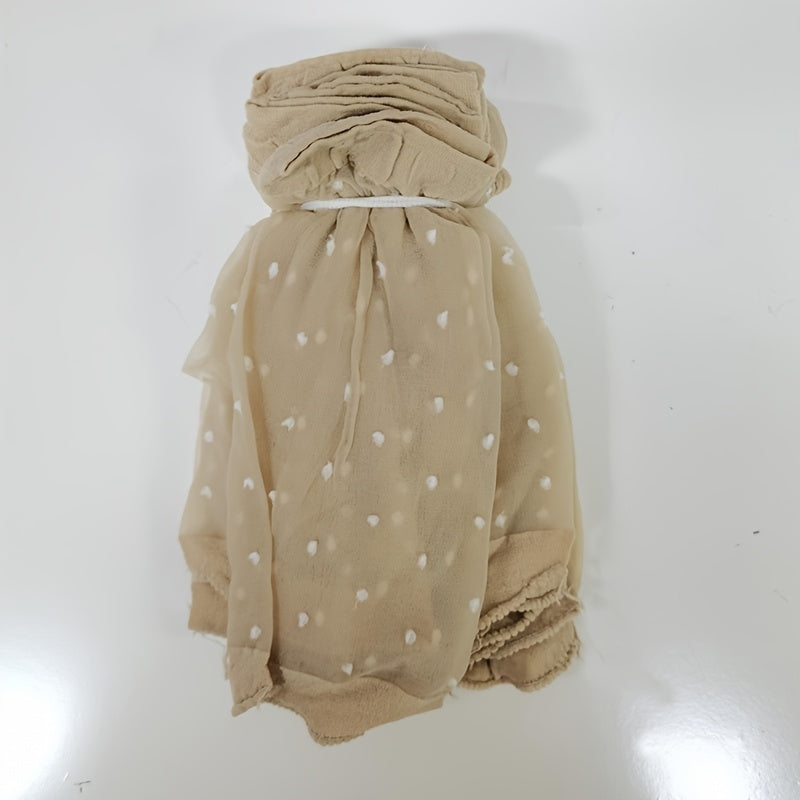 Women’s Mesh Ankle Socks 10 Pairs Polka Dot Breathable Nylon Spandex