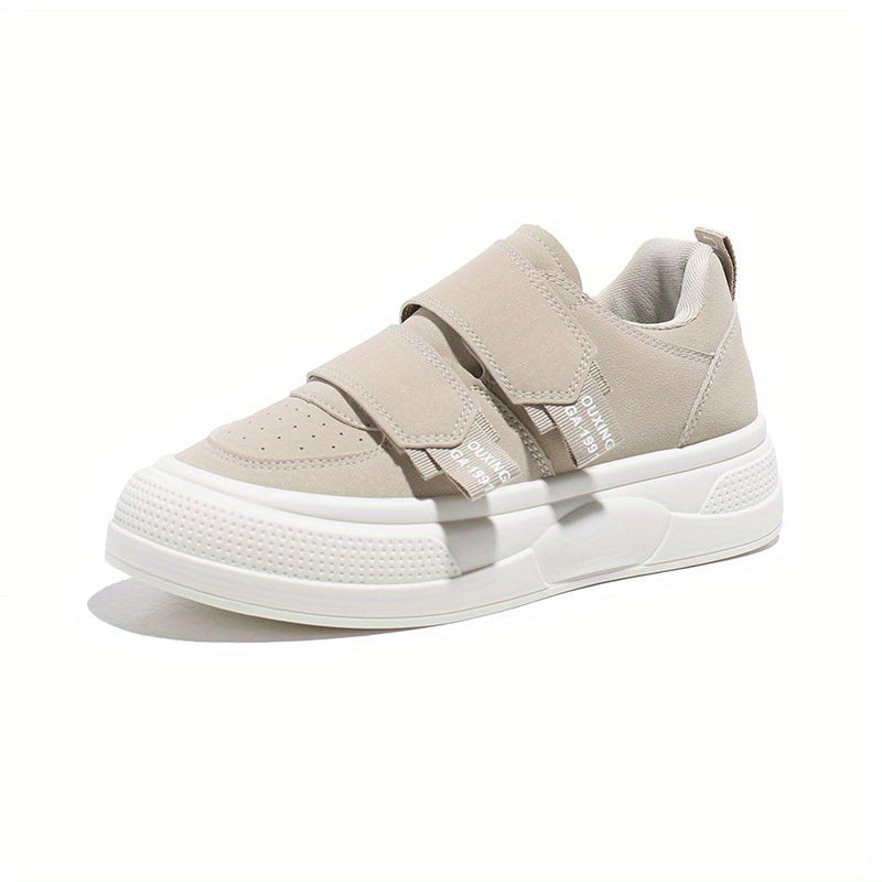 Women's White Sneakers Spring Thick Sole Athletic Casual Shoes
