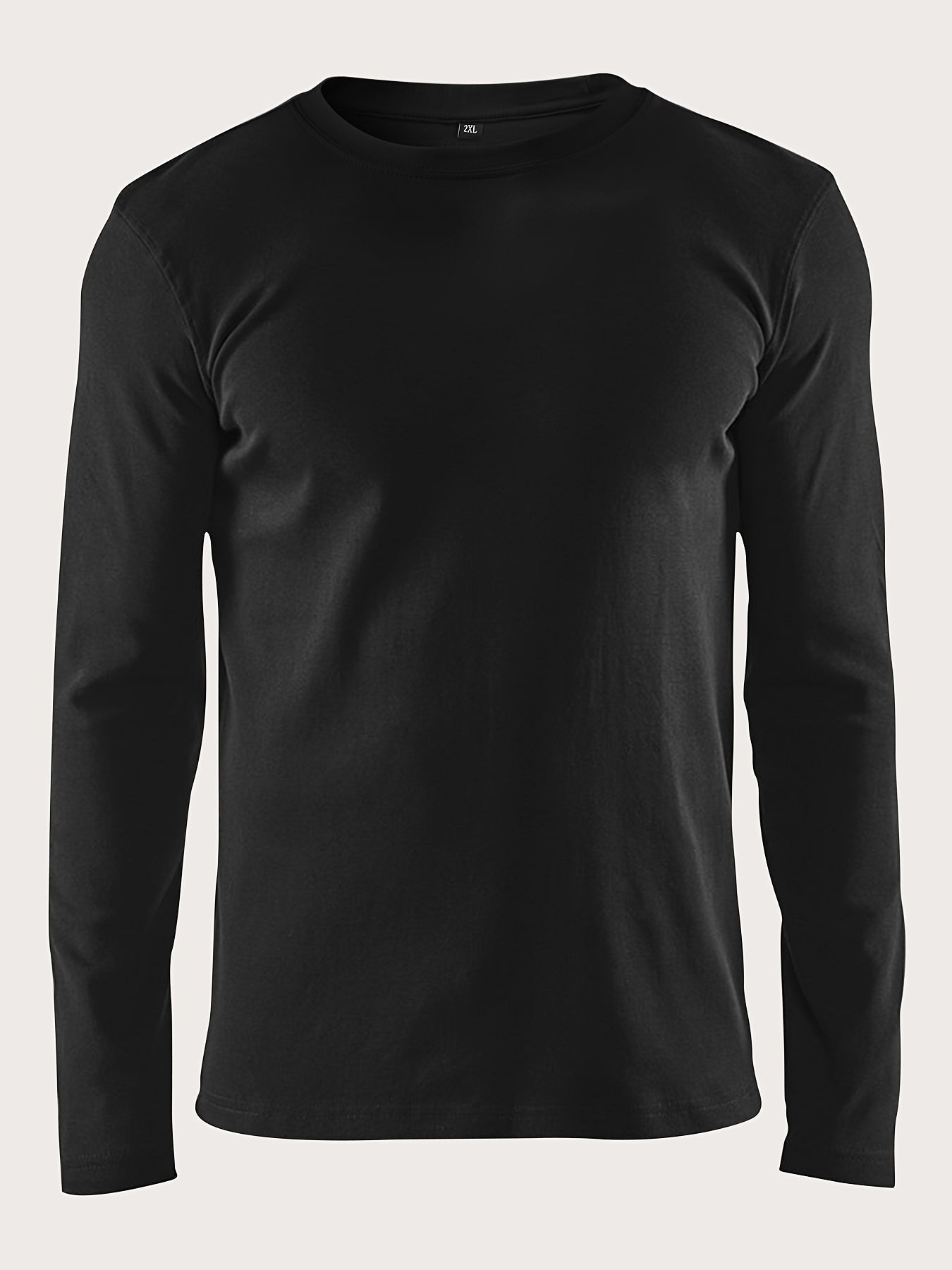 Набор из 5 больших мужских футболок с длинным рукавом для спортивной повседневной носки, большие и высокие размеры