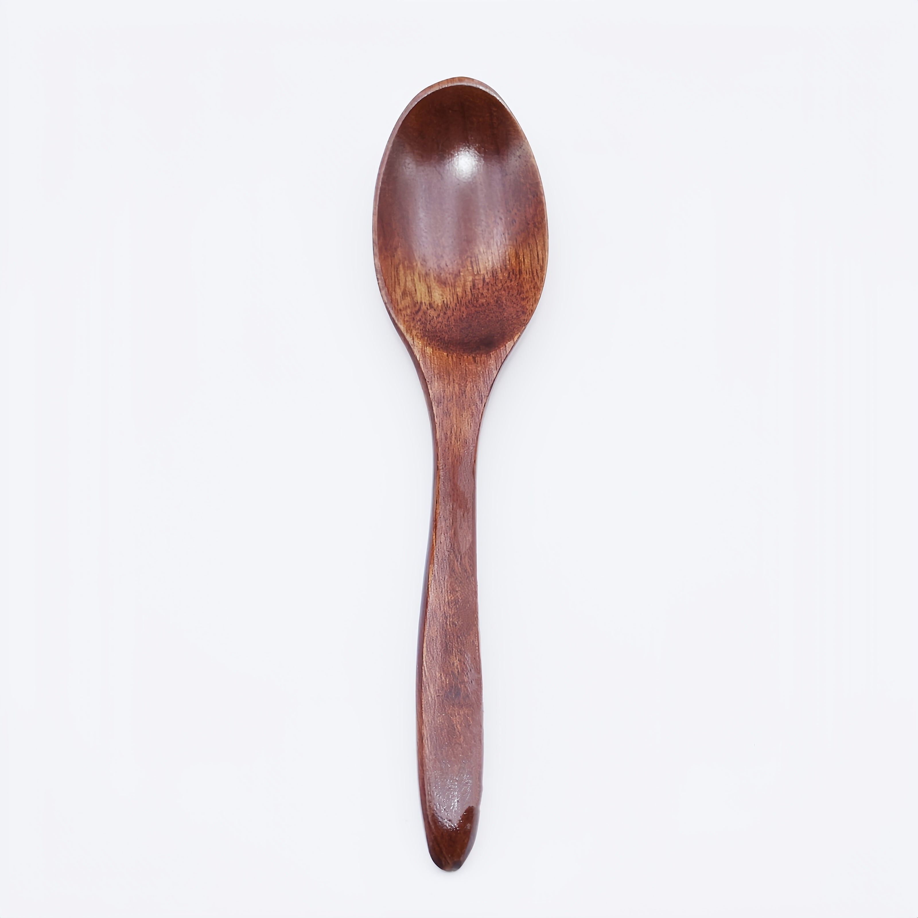 Handcrafted Japanese Solid Wood Spoon for Soup Porridge Coffee Honey and Desserts