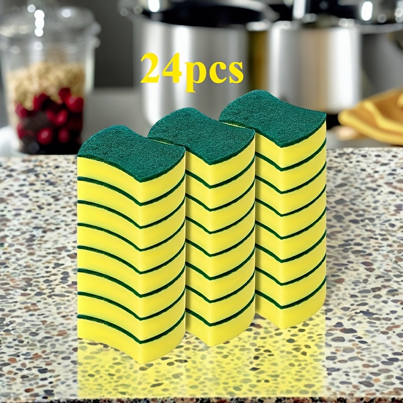 Esponja de limpieza para cocina de doble cara súper absorbente, oferta navideña