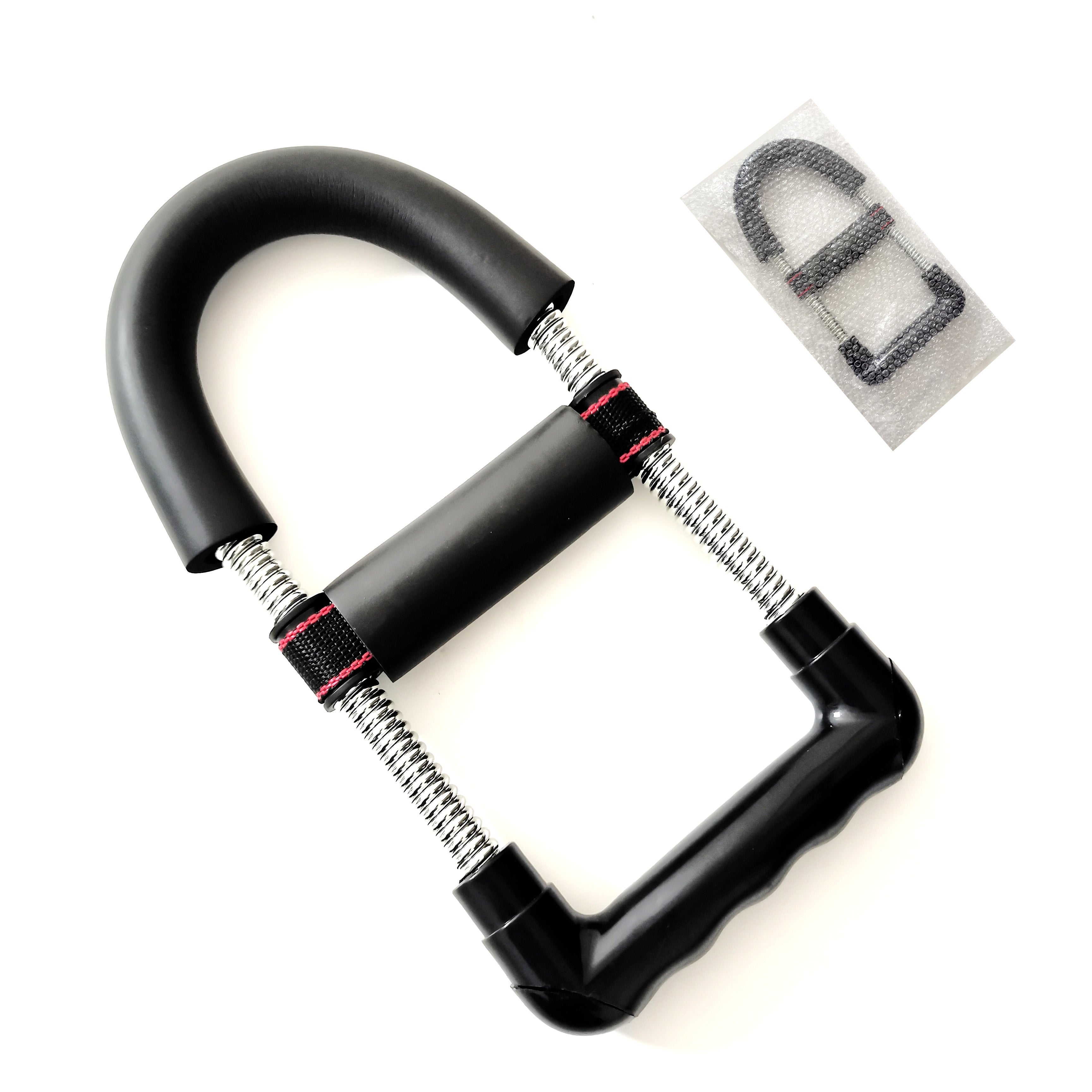 Wrist Strengthener Hand Grip Forearm Exercise Equipment Black PP