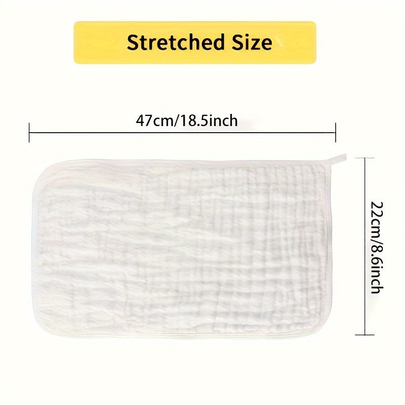 3 ta Muslin Burp To'plami - O'g'il va qiz bolalar uchun mukammal, ko'p qatlamli Muslin Biblar va Qo'l To'plari uchun Yumshoq Singdiruvchi Sochiqlar