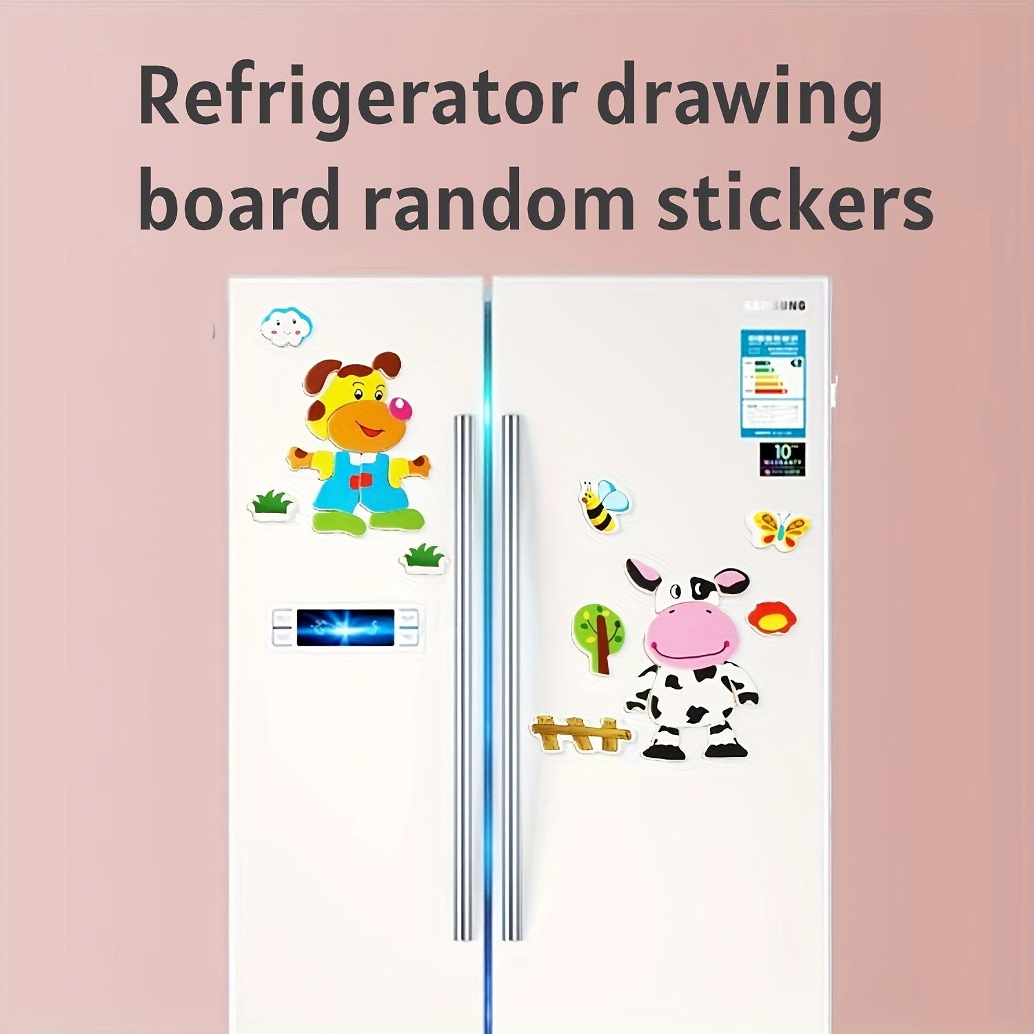 Children's Wooden Puzzle Set with Paintbrush and Chalkboard Educational Toys for Kids Age 3+