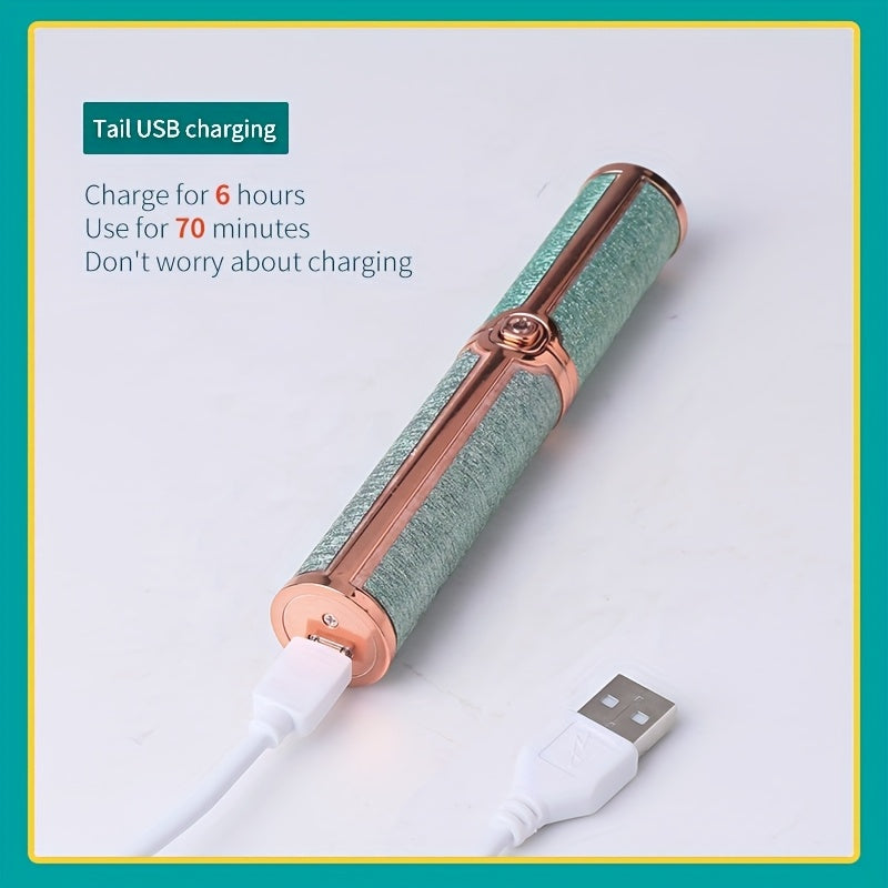 Rechargeable Electric Eyebrow Trimmer for Women with LED Light Compact Personal Grooming Tool