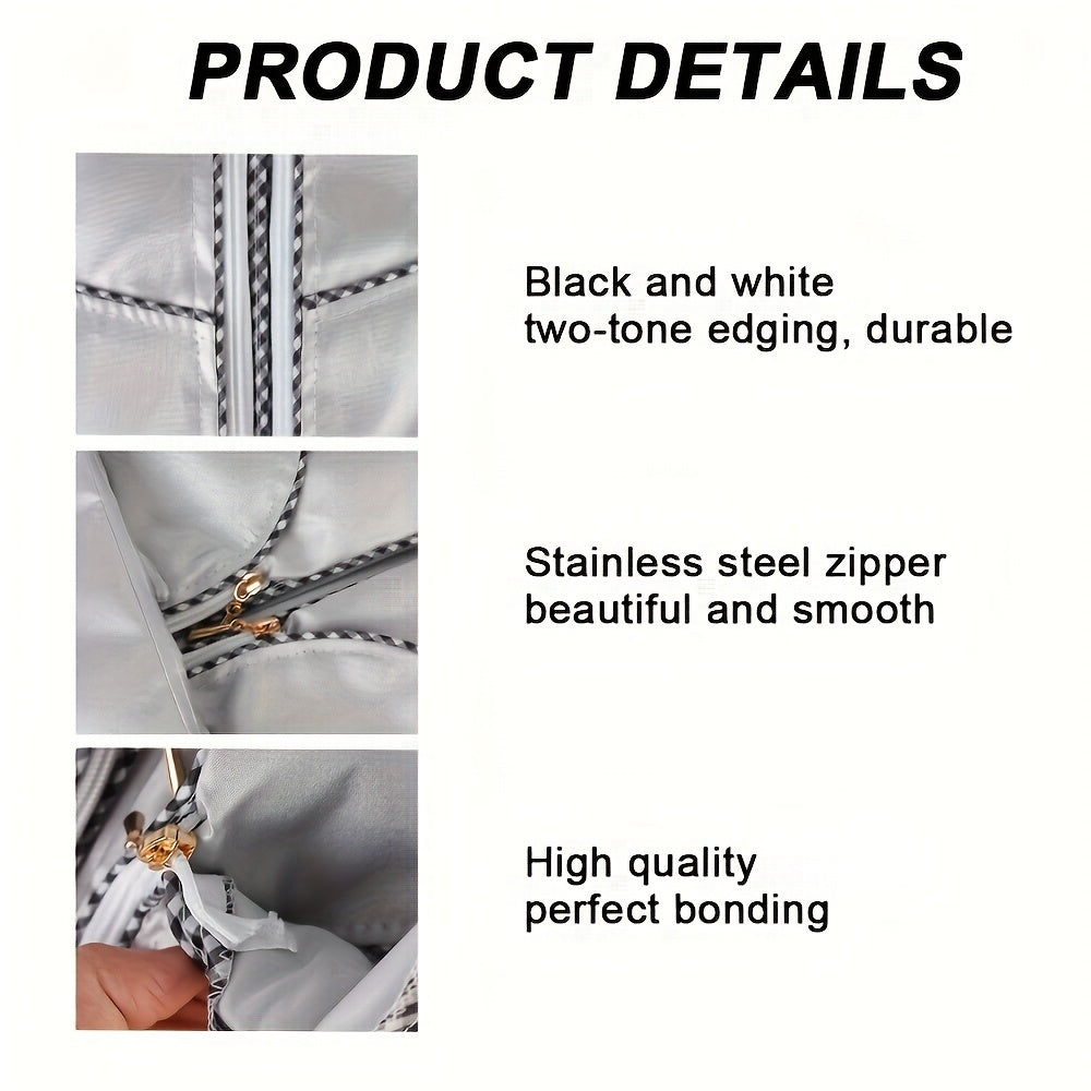 Funda para secadora de carga frontal, impermeable, a prueba de polvo, resistente al sol y al agua, gris