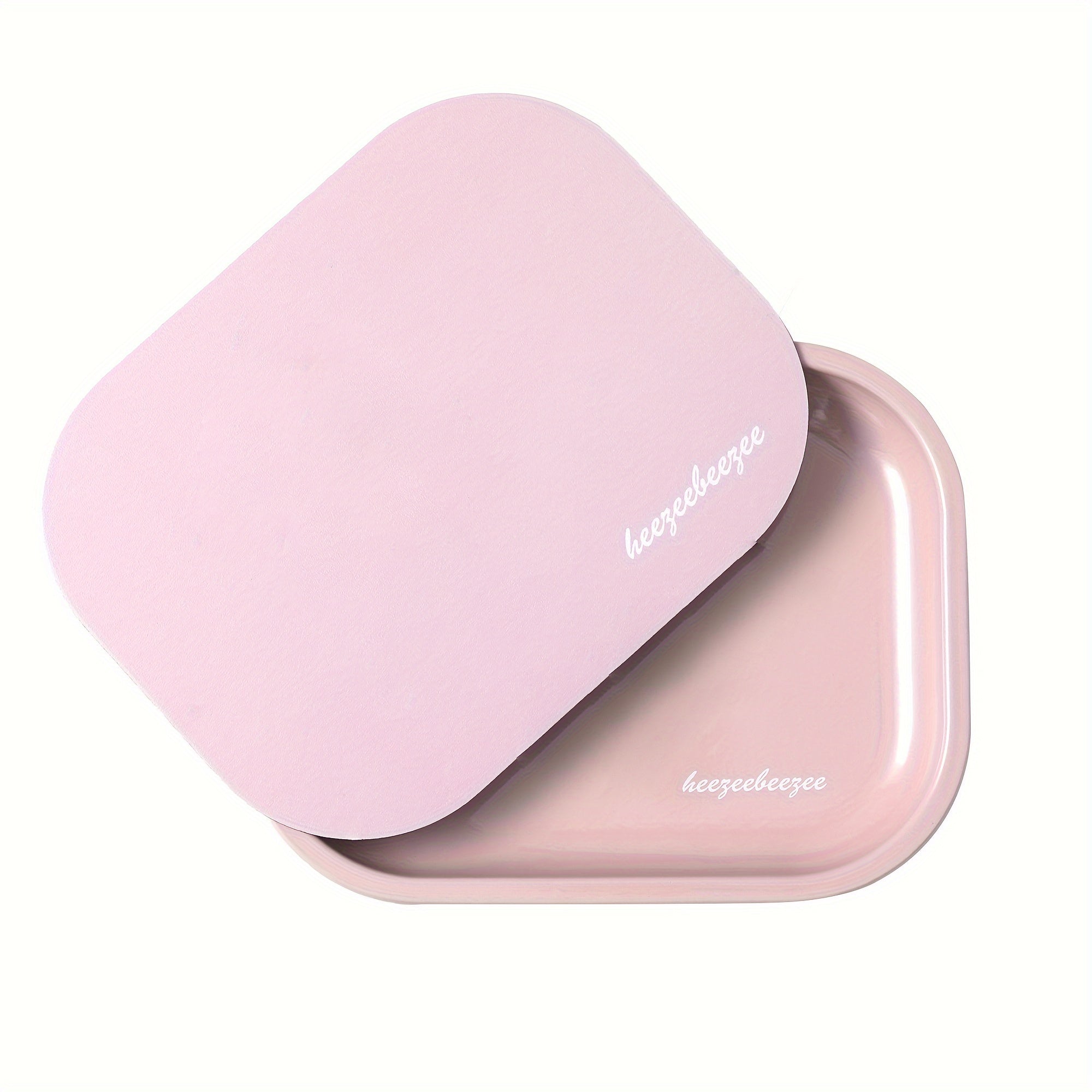 Small Metal Rolling Tray With Magnetic Lid - 17.78cm x 13.97cm Storage