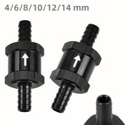 Обратный клапан для топливной линии, топливо, масло, вода, дизель, алюминиевый сплав, 4, 6, 8, 10, 12, 14 мм