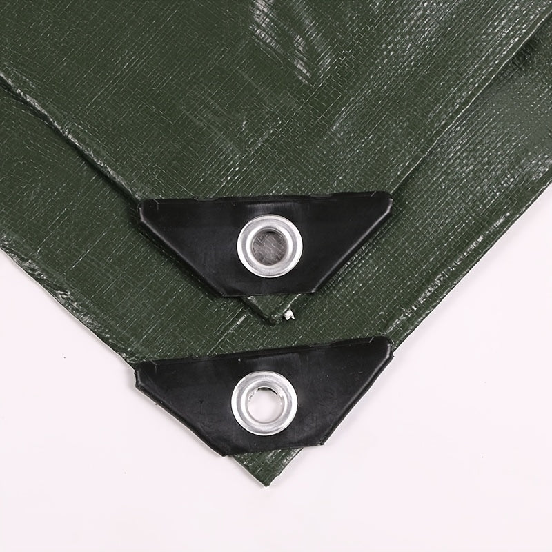 Lona impermeable de color verde, resistente y duradera, para uso en exteriores