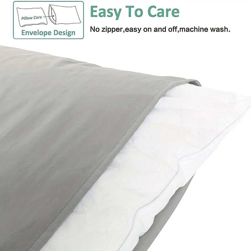 Set of 2 Ultra Soft Wrinkle-Resistant Pillowcases with Envelope Closure