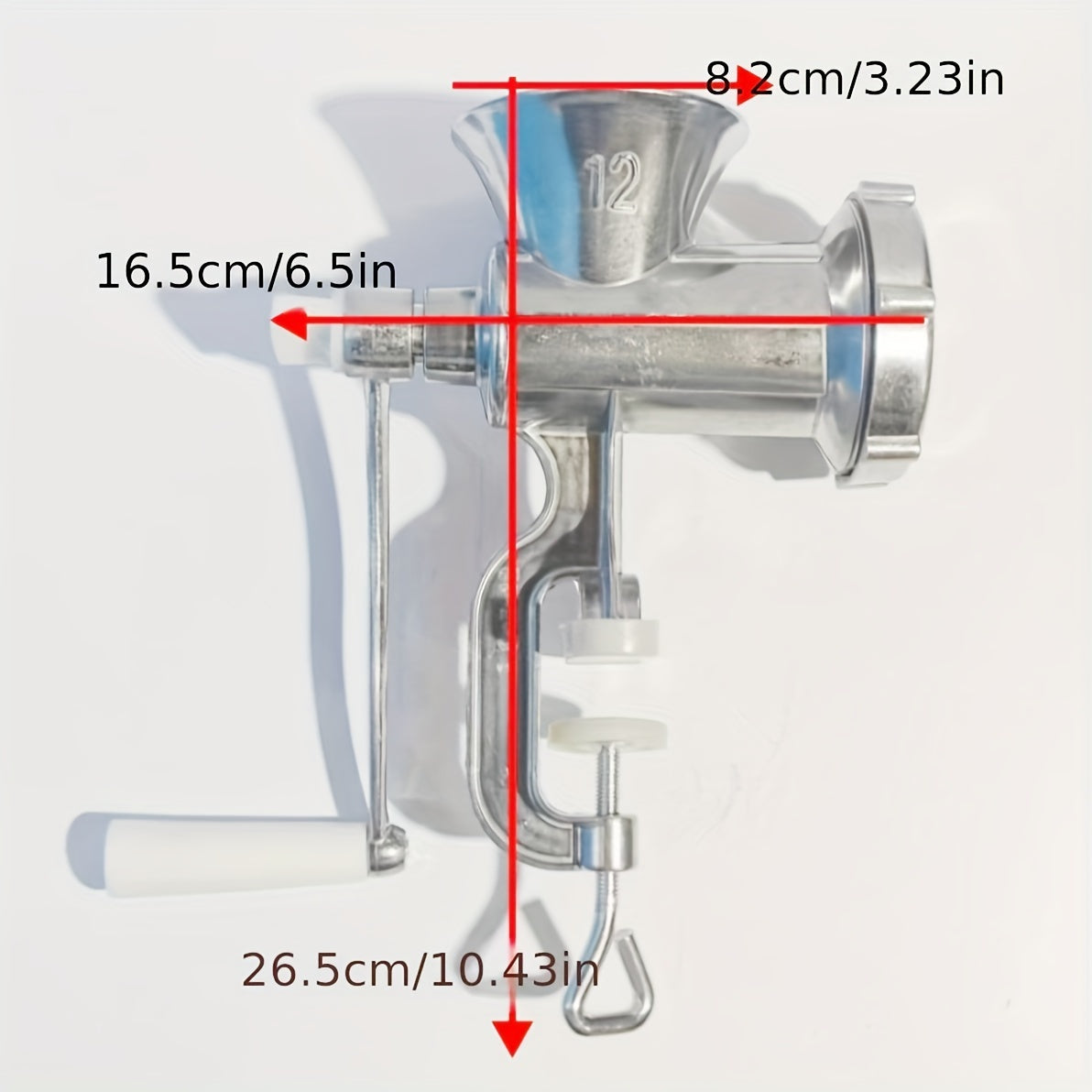 Manual Meat Grinder and Sausage Maker for Home Kitchen, Chopping and Stuffing