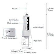 Cordless Portable Water Floss Oral Irrigator Dental Water Toothpick