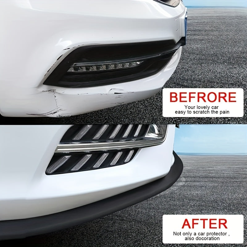 Car Front Bumper Protector Strip 2.5m Rubber Scratch Kick Anti-Damage