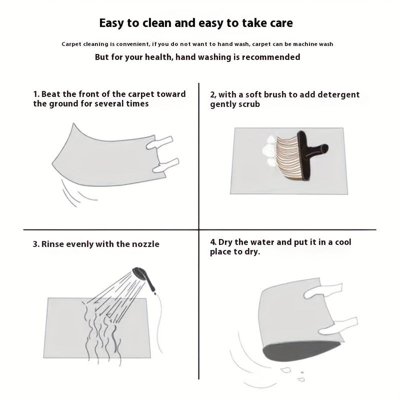 Многофункциональный ковер с семью полосами для дома, кухни, ванной, коммерческих помещений, отелей, коридоров, лестниц - нескользящий дизайн