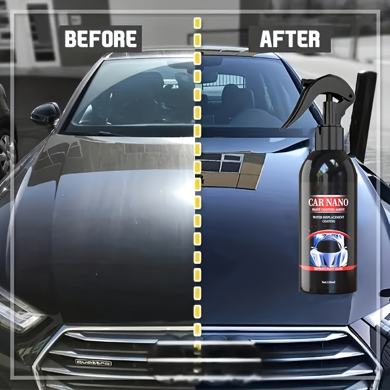 Nano Ceramic Coating Spray for Cars Hydrophobic Waterproof Glass Treatment